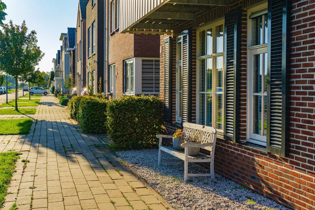 woning met nieuwe kozijnen